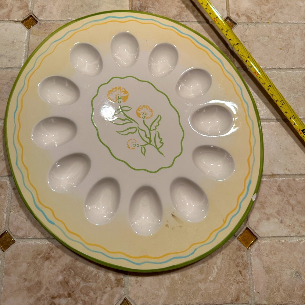 5/$25 Ceramic Egg Dish